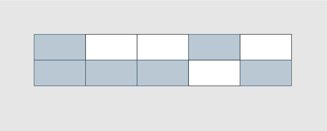 A diagram showing 10 squares, of which 6 are shaded.